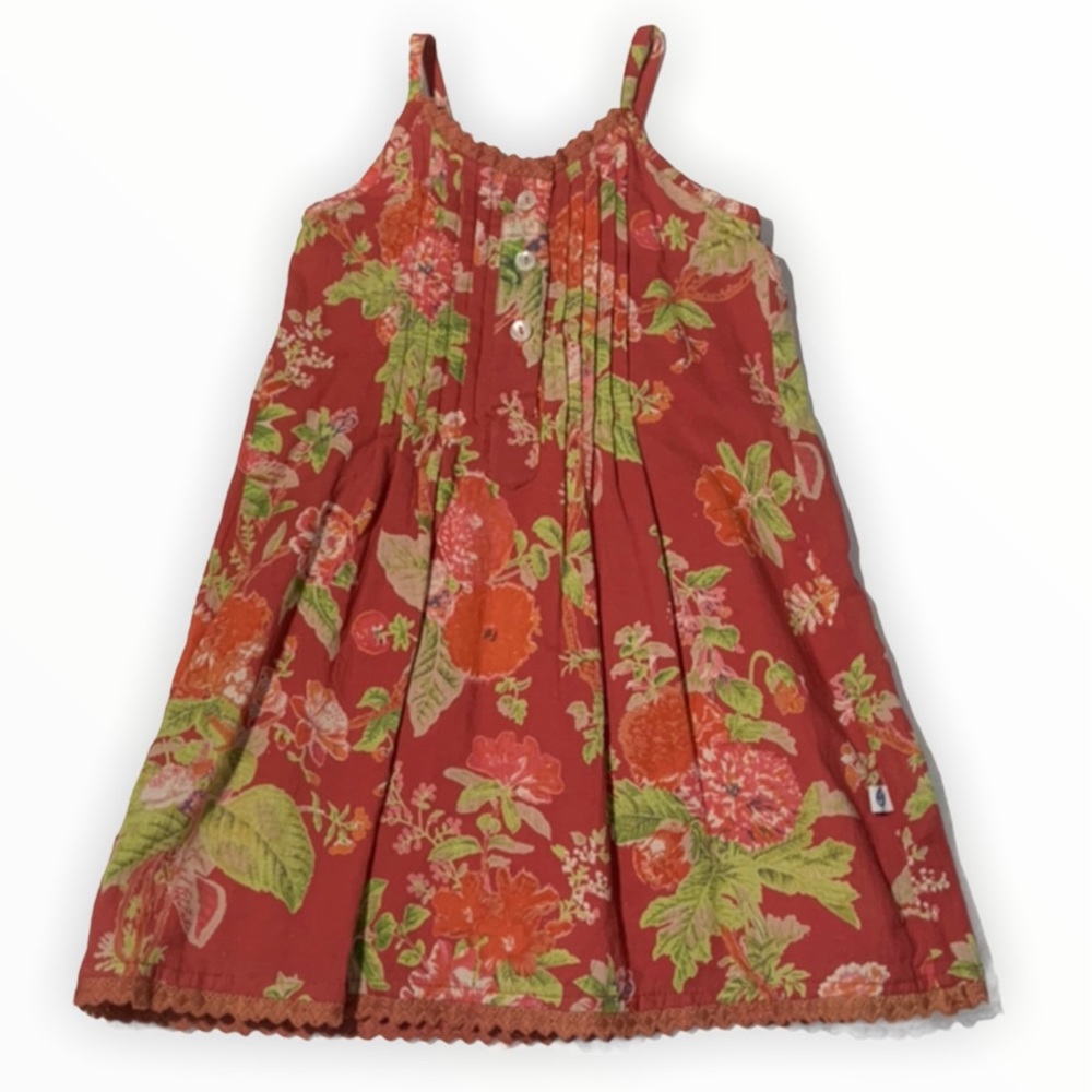 NWT Pleated Spaghetti Strap Dress (12/18 mo)